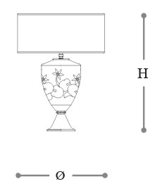 Lampe-8086-Opera-Italamp-Lampe-de-Table-Dimensions